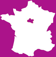 image carte de Frane avec le Loiret